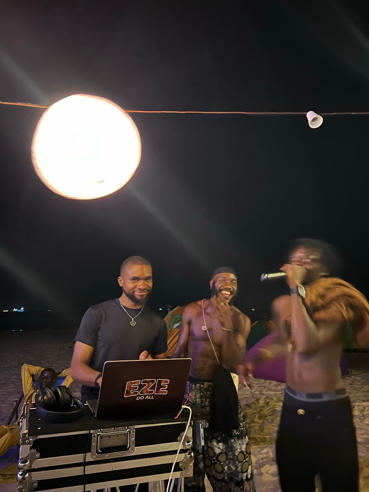 Guests enjoying Sunset Haven